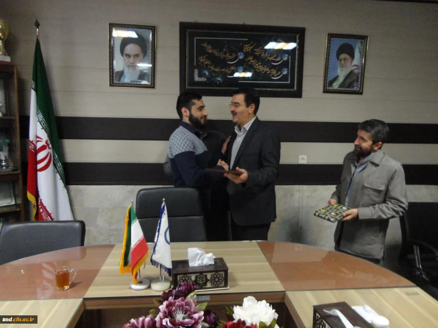 مراسم تکریم و معارفه مسئول بسیج دانشجویی واحد دانشور