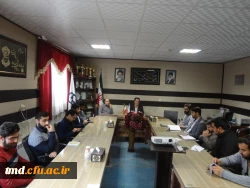 مراسم تکریم و معارفه مسئول بسیج دانشجویی واحد دانشور