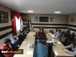 مراسم تکریم و معارفه مسئول بسیج دانشجویی واحد دانشور