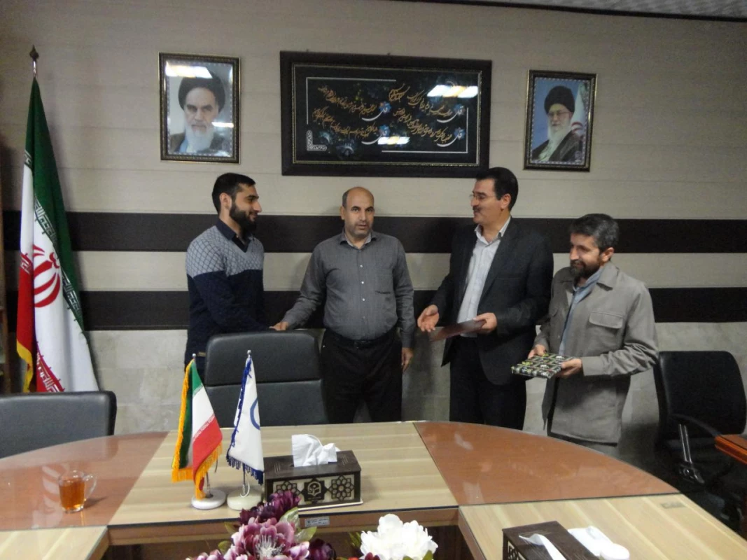 مراسم تکریم و معارفه مسئول بسیج دانشجویی واحد دانشور