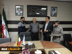 مراسم تکریم و معارفه مسئول بسیج دانشجویی واحد دانشور