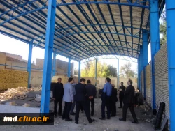 با حضور اعضای محترم شورای تخصصی عمران سازمان  انجام شد : 
بازدید از پروژه های در حال ساخت در  دانشگاه فرهنگیان واحد دانشور نیشابور 5