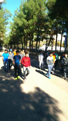 به همت انجمن ورزشی واحد دانشور همزمان با هفته تربیت بدنی و سلامت انجام شد : 
پیاده روی عمومی و نرمش گروهی دانشجویان واحد دانشور نیشابور  6