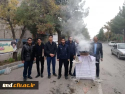 پذیرایی از کاروان جاماندگان اربعین حسینی