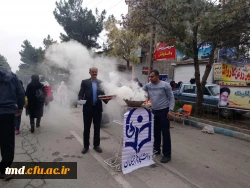 پذیرایی از کاروان جاماندگان اربعین حسینی