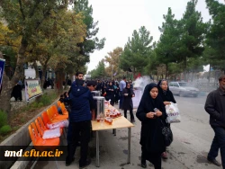 پذیرایی از کاروان جاماندگان اربعین حسینی