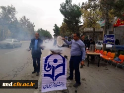 پذیرایی از کاروان جاماندگان اربعین حسینی