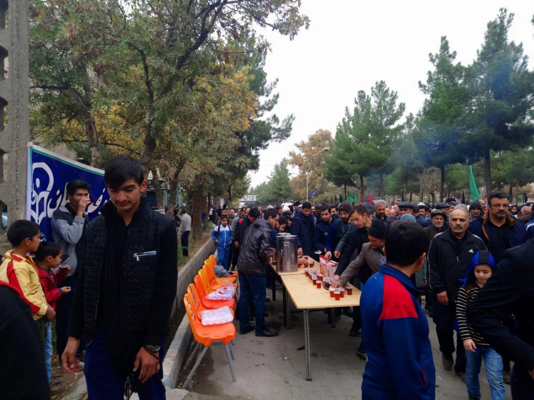 پذیرایی از کاروان جاماندگان اربعین حسینی