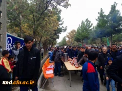 پذیرایی از کاروان جاماندگان اربعین حسینی