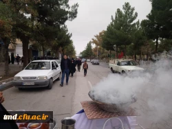 پذیرایی از کاروان جاماندگان اربعین حسینی