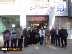 بازدید آقای غلامرضا دانشور خیر محترم و واقف زمین دانشگاه فرهنگیان واحد دانشور  5