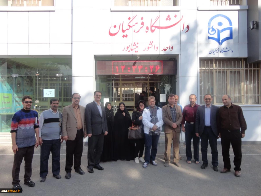 بازدید آقای غلامرضا دانشور خیر محترم و واقف زمین دانشگاه فرهنگیان واحد دانشور  5