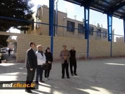 بازدید آقای غلامرضا دانشور خیر محترم و واقف زمین دانشگاه فرهنگیان واحد دانشور  7