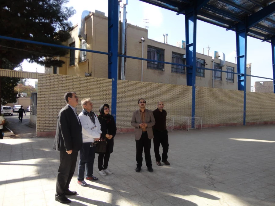 بازدید آقای غلامرضا دانشور خیر محترم و واقف زمین دانشگاه فرهنگیان واحد دانشور  7