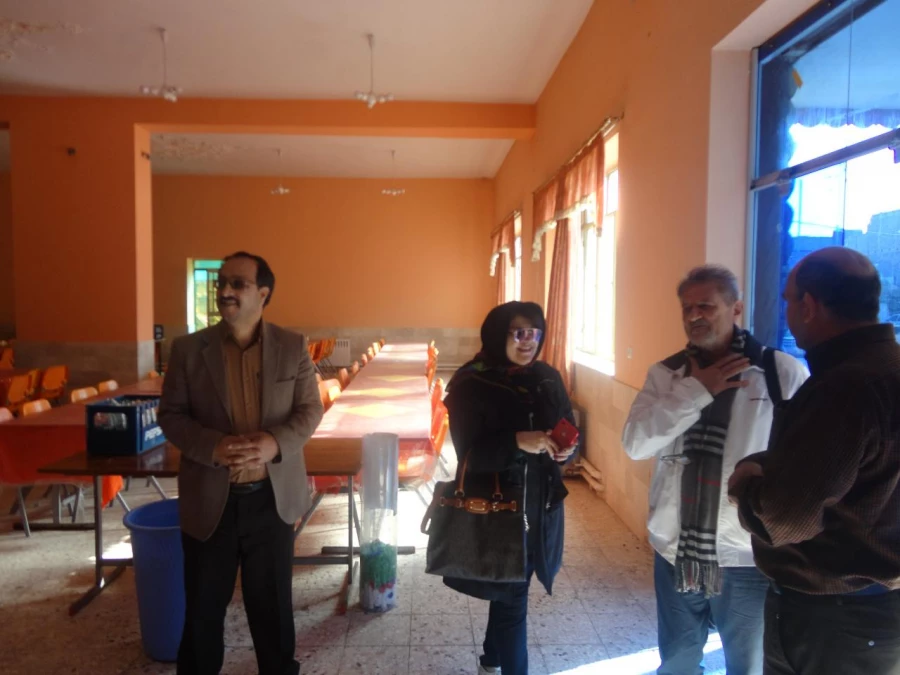 بازدید آقای غلامرضا دانشور خیر محترم و واقف زمین دانشگاه فرهنگیان واحد دانشور  11