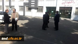 با حضور کارشناسان اداره کل نوسازی و سازمان مدیریت انجام شد : 
بازدید از پروژه ورزشگاه چند منظوره واحد دانشور نیشابور  4