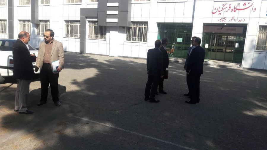 با حضور کارشناسان اداره کل نوسازی و سازمان مدیریت انجام شد : 
بازدید از پروژه ورزشگاه چند منظوره واحد دانشور نیشابور  4