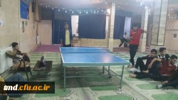به مناسبت هفته بسیج و به همت انجمن ورزشی واحد دانشور برگزار شد : 
برگزاری مسابقات ورزشی تنیس روی میز 3