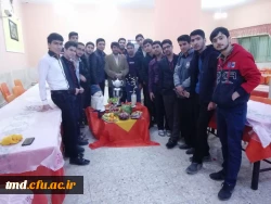 در آخرین شب پاییز و اولین شب زمستان و در جمع گرم دانشجویان انجام شد : 
دورهمی شب یلدا  در سرای دانشجویی دانشگاه فرهنگیان واحد دانشور نیشابور  6