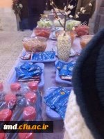 در آخرین شب پاییز و اولین شب زمستان و در جمع گرم دانشجویان انجام شد : 
دورهمی شب یلدا  در سرای دانشجویی دانشگاه فرهنگیان واحد دانشور نیشابور  12