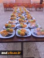 در آخرین شب پاییز و اولین شب زمستان و در جمع گرم دانشجویان انجام شد : 
دورهمی شب یلدا  در سرای دانشجویی دانشگاه فرهنگیان واحد دانشور نیشابور  14