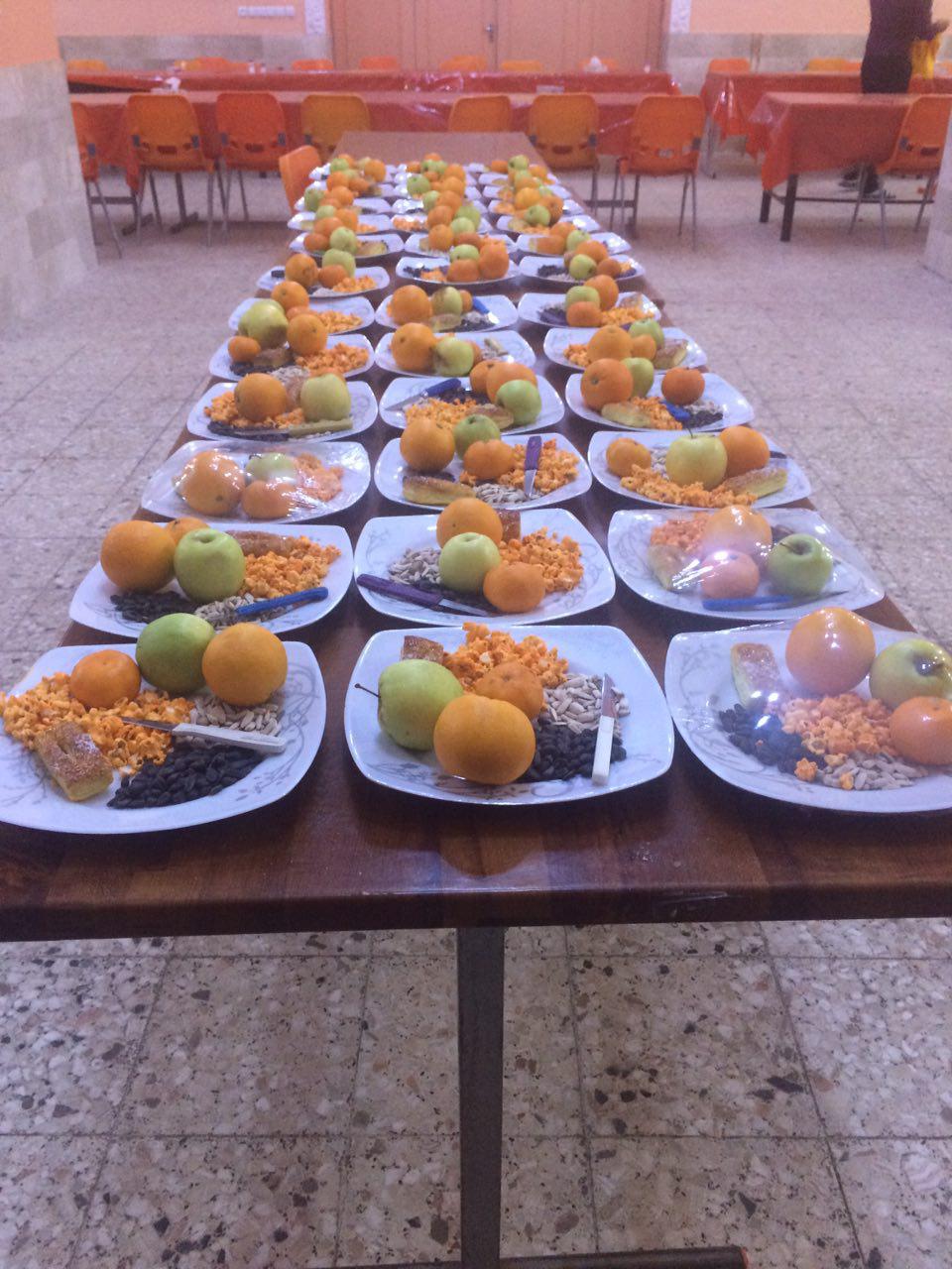 در آخرین شب پاییز و اولین شب زمستان و در جمع گرم دانشجویان انجام شد :  دورهمی شب یلدا  در سرای دانشجویی دانشگاه فرهنگیان واحد دانشور نیشابور  14