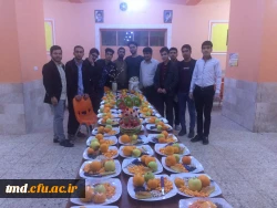 در آخرین شب پاییز و اولین شب زمستان و در جمع گرم دانشجویان انجام شد : 
دورهمی شب یلدا  در سرای دانشجویی دانشگاه فرهنگیان واحد دانشور نیشابور  17