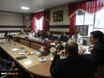 با حضور کارکنان واحد دانشور برگزار شد : 
اولین جلسه شورای اداری دانشگاه فرهنگیان واحد دانشور در سال 1398