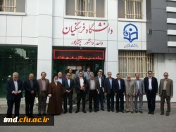 با حضور دکتر روشندل معاون محترم آموزشی دانشگاه فرهنگیان برگزار شد : 
بازدید از واحد دانشور و تشکیل جلسه با حضور مسئولین شهرستان 5