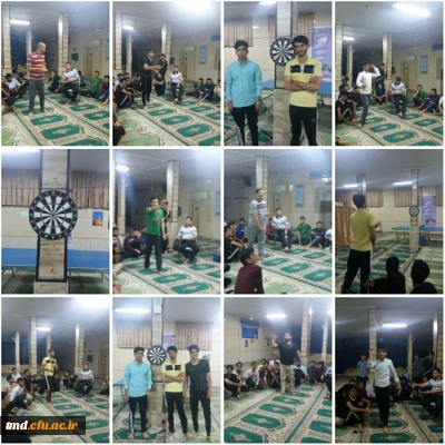 به مناسبت هفته سراهای دانشجویی برگزار شد : 
برگزاری مسابقات دارت در سرای دانشجویی واحد دانشور