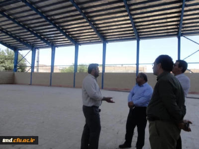 با حضور معاون سازمان نوسازی مدارس استان خراسان رضوی  و مسئول اداره نوسازی مدارس نیشابور برگزار شد : 
بازدید از پروژه های عمرانی مشارکتی دانشگاه فرهنگیان نیشابور و سازمان نوسازی مدارس خراسان رضوی