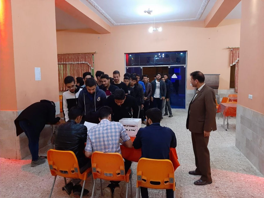 با حضور پرشور دانشجویان برگزار شد : 
برگزاری انتخابات انجمن ورزشی  5