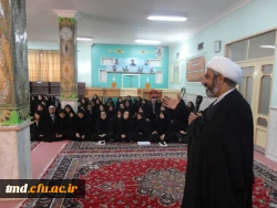 با حضور حجت الاسلام میرزایی مسئول نهاد رهبری در دانشگاه فرهنگیان خراسان رضوی انجام شد : 
بازدید از واحد خواهران نیشابور و دیدار با دانشجویان 5