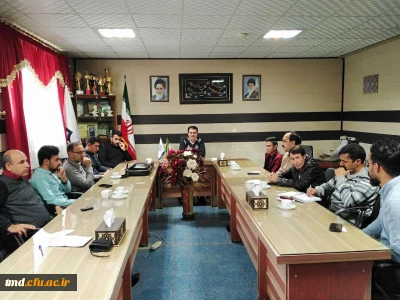 با حضور اعضای شورای اداری برگزار شد : 
جلسه هماهنگی برگزاری مراسم روز دانشجو 