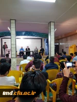 همزمان با روز دانشجو انجام شد : 
جلسه پرسش و پاسخ با حضور مسئولین واحد دانشور پیرامون مسائل صنفی ، رفاهی و آموزشی و پژوهشی 2