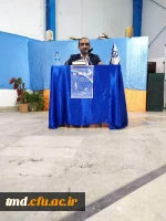 در راستای رسالت و ماموریت دانشگاه فرهنگیان و در هفته پژوهش انجام شد : 
همایش  نگرش عارفانه در آموزش کودکان با سخنرانی دکتر محی الدین قنبری  2