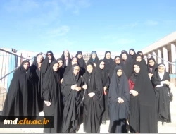 حضور دانشجویان واحد خواهران در افلاک نمای خیام  2