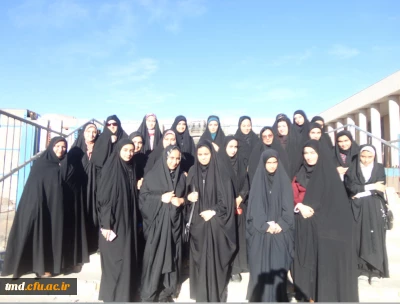 حضور دانشجویان واحد خواهران در افلاک نمای خیام 