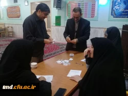 با مشارکت دانشجویان واحد خواهران برگزار شد : 
برگزاری انتخابات شورای صنفی رفاهی دانشجویان  2