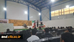 با همکاری سازمان جوانان هلال احمر و در قالب تفاهم نامه همکاری انجام شد : 
برگزاری کارگاه  آموزشهای امداد و نجات ویژه کلیه دانشجویان ورودی 98 2