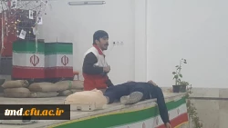 با همکاری سازمان جوانان هلال احمر و در قالب تفاهم نامه همکاری انجام شد : 
برگزاری کارگاه  آموزشهای امداد و نجات ویژه کلیه دانشجویان ورودی 98 4