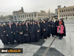 با حضور و مشارکت دانشجویان واحد خواهران دانشور برگزار شد : 
زیارت  حرم مطهر رضوی و بازدید از نمایشگاه صنایع هسته ای  4