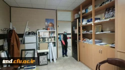 در راستای پیشگیری و مقابله با ویروس کرونا انجام شد : 
ضد عفونی و نظافت عمومی فضای سراهای دانشجویی ، کلاسها ، آشپزخانه و سالن های واحد دانشور  14