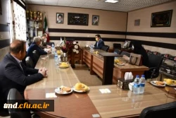 با حضور آقای مهندس قامتی معاون محترم استاندار و فرماندار ویژه شهرستان انجام شد : 
بازدید میدانی از واحد دانشور و پیگیری طرحهای توسعه دانشگاه  4