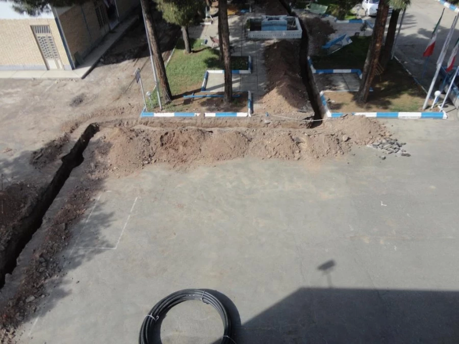 آغاز پروژه ترمیم و بهسازی شبکه انتقال آب  واحد دانشور  3