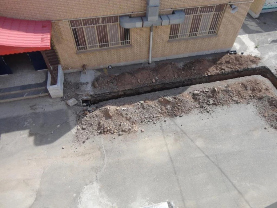 آغاز پروژه ترمیم و بهسازی شبکه انتقال آب  واحد دانشور  5