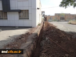 آغاز پروژه ترمیم و بهسازی شبکه انتقال آب  واحد دانشور  7