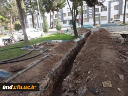 آغاز پروژه ترمیم و بهسازی شبکه انتقال آب  واحد دانشور  8