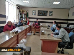 با حضور کارکنان و ریاست واحد دانشور برگزار شد : 
جلسه هماهنگی و تبادل نظر در خصوص چگونگی برگزاری کلاسهای آموزشی از 17 خرداد و برگزاری امتحانات  2