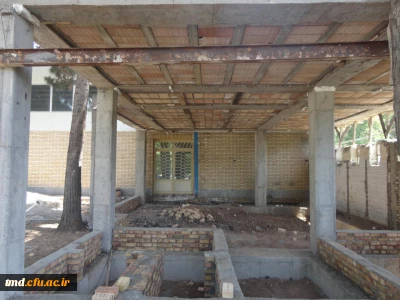 اجرای مرحله اول ورودی سالن همایش 